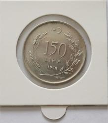 1978 FAO 150 Lira Saban Kılıçtan Üstündür  (9gr 900 ayar gümüş) Kenarı Tırtıklı    (9999)