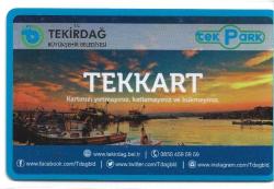 K = ULAŞIM  KARTI ( TEKİRDAĞ ) TEK KART ( KULLANILMAMIŞ ) SIFIR