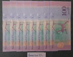 Venezuela - 100 Bolivares - 2018 - UNC -8 ADET-