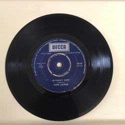 Tom Jones / Without Love - A Man Who Knows Too Much / Turkey 1969 / 45rpm / *Pop*