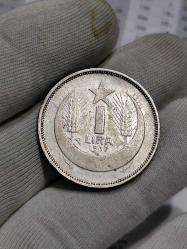 1937 Yılı Gümüş Ata 1 Lira
