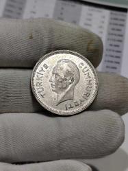 1941 Yılı Gümüş 1 Lira (İnönü) Çil