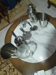 Adcraft Profesyonel 7 parca Paslanmaz celik/ kokteyl seti japonya hindistan Abd