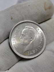 1940 Yılı Gümüş 1 Lira (İnönü) Çil+