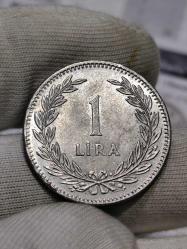 1948 Yılı Gümüş 1 Lira Çil