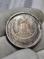 1939 Yılı Gümüş Ata 1 Lira