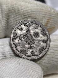 Sultan Abdülhamit 1293/27 Gümüş 10 Para Çil