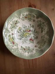 Vintage 60'lar dönemi 2 Adet Enoch Wedgwood (Asiatic Pheasants Desen) İngiliz Seramik Kaseler