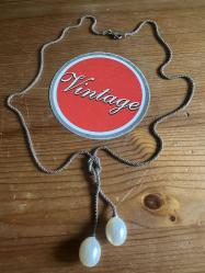 GERÇEK İNCİ TAKIM,Kolye ve Küpe 925 AYAR GÜMÜŞ