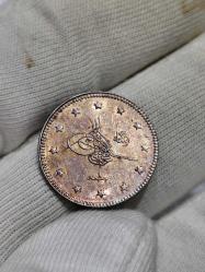 Sultan Reşat 1327/1 Gümüş 2 Kuruş Çil