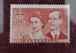 Avustralya _ 1953_ Kraliçe'nin Ziyareti _ damgalı
