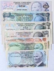 6.EMİSYON PARA SETİ ÇİL KONDİSYONDA (94)
