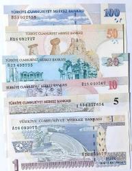 8.EMİSYON YTL PARA SETİ ÇİL KONDİSYONDA (93)