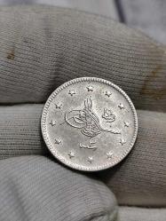 Sultan Reşat 1327/3 Gümüş 2 Kuruş Çil