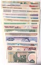 7. EMİSYON PARA SETİ (20 Milyon Çil Altıdır Diğerleri Çildir) 15 paradan oluşur (111)