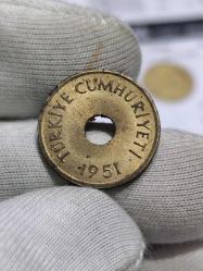 1951 Yılı 1 Kuruş Çil