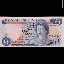 Jersey 1 pound 1976 Çil / UNC Kraliçe Elizabeth