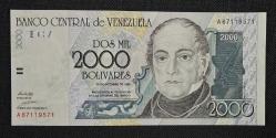 VENEZUELA 2000 BOLİVAR ÇİL