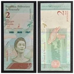 VENEZUELA 2 BOLİVAR ÇİL