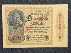 ALMANYA 1000 MARK ÇÇT + 1922 SÜRSAJLI