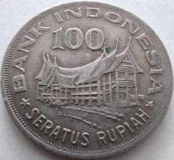 Endonezya 1978 100 Rupiah Wayang Kulit Gölge Oyunu Temalı İnce Kondisyon