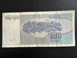 Yugoslavya 100 Dinar 1992. ÇT