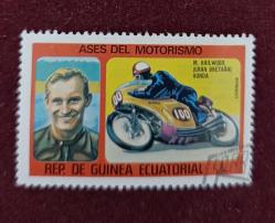 Ekvator Ginesi _ damgalı pul