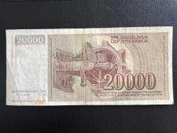 Yugoslavya 20000 Dinar 1987. ÇT. 20.000