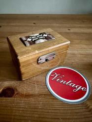 Vintage Karlsbad Koleksiyonluk Avrupa Rustik Kutu