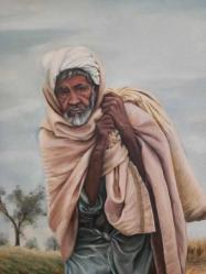 Pakistan imam abbasi yağlıboya tablo