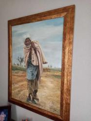 Pakistan imam abbasi yağlıboya tablo