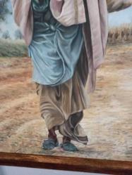 Pakistan imam abbasi yağlıboya tablo