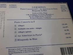 GERSHWIN RHAPSODY BLUE AN AMERIKAN PARIS PAINO  MÜZİK CD