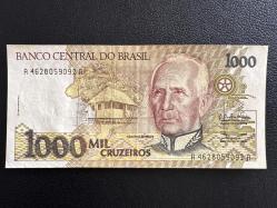 Brezilya 1000 Cruzados 1990-1991. 3. Baskı. ÇÇT. 1.000