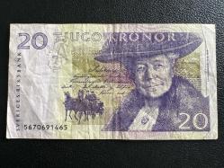 İsveç 20 Kronor 2002. ÇT. 1.000