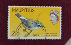 Mauritius_ damgalı pul
