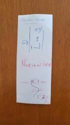 TÜRK HALK MÜZİĞİ SANATÇISI NURTEN İNNAP'IN ORİJİNAL FOTOĞRAFI - 18 x 7 cm EBADINDA - NURTEN İNNAP, GÜNAYDIN GAZETESİ ETKİNLİĞİNDE SAHNEDEYKEN ÇEKİLMİŞ BİR KARE