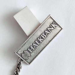 HALKBANK ESKİ METAL ANAHTARLIK