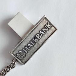 HALKBANK ESKİ METAL ANAHTARLIK (1)