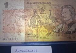 AUSTRALIA - 1 Dolars - 1974 / 83 - CLEAR