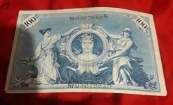 1910 D REİCH KAĞIT PARALAR 5 ADET 20 50 100 100 1000 RM