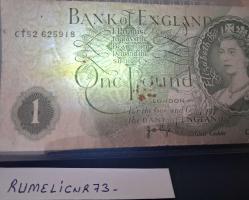 GREAT BRITAIN - 1 PAUND - 1960 / 77 - VERY CLEAR