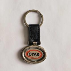 OYAKBANK MİNELİ ESKİ METAL, DERİ ANAHTARLIK