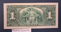 Canada - 1937 - 1 Dollars -King George - ÇÇT- KORNERS BORDERS ERRORS-