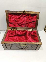 ÇY3-----CEVİZ OYMA AHŞAP TAKU KUTUSU