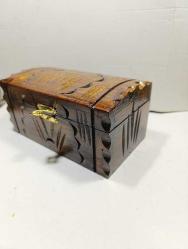 ÇY3-----CEVİZ OYMA AHŞAP TAKU KUTUSU