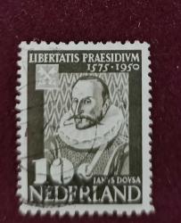 Hollanda 1950_ damgalı pul