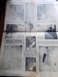 Yeni İstanbul Gazetesi - Turkish Newspaper - 3 Ekim 1954 - gelenler ve gidenler yazan Habip Edip Törehan Başmakale - Türk Alman müzakereleri bu sabah Bonn'da başlıyor - Adnan Menderes Almanya hareketinden önce yeşilköy'de kendisini uğurlayanlar arasında fotoğraf - müttefikler Almanya'yı tahliyeye karar verdi - Halk zamlı vapurlara zorla mı bindirilecek - İstanbul atletizm birincilikleri Mithatpaşa stadı'nda yapılmıştır - Celal Bayar Doğu Karadeniz bölgesine gidiyor - Selim Sarper Stefanopulos ile görüştü - ilan edilmediği için 7 Kasım'da mahalli seçimler yapılamayacak mı - Sadık Aldoğan sorguya çekildi - Ankara İstanbul İzmir radyo programı - tiyatro kronikleri küçük sahnede Hamlet - kraliçe rolünde Lale Oraloğlu ve Hamlet'te Nur Sabuncu fotoğraf - Türk milli takım namzetleri Fenerbahçe ile bugün karşılaşıyor - Türk atletizmi kerbelaya döndü - moda aleminde yeni buluşlar - Garanti Bankası - Gripin - Türkiye güzeli Belgin Doruk puro tuvalet sabununu tavsiye ediyor fotoğraf