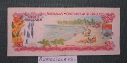 BAHAMAS - 1/2 CENT - 1 DOLAR - 3 DOLAR - 1968 - VERY CLEAR