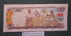 BAHAMAS - 1/2 CENT - 1 DOLAR - 3 DOLAR - 1968 - VERY CLEAR